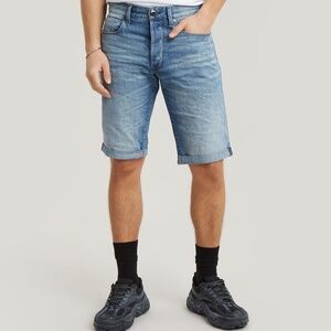 G-STAR 3301 STRAIGHT DENIM SHORT - 34